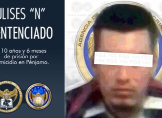 Diez años de prisión para «el palillo», por homicidio en agravio de una mujer en Pénjamo.