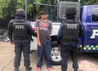 FSPE detienen a sujeto y le aseguran diversas drogas en Parangarico, en Yuriria.