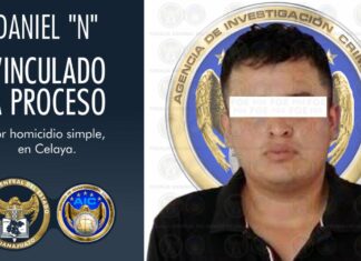 Vinculan a proceso a Daniel N, por el homicidio de dos hombres en Celaya.
