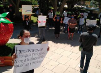 Amenazan en redes sociales a manifestantes de Irapuato.