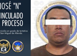 Sujetan a proceso a José N , de San Miguel de Allende por el delito de feminicidio en grado de tentativa.