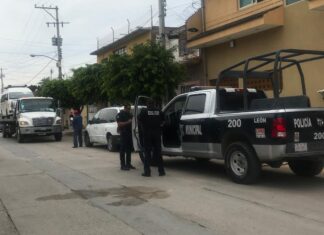 Policías municipales detuvieron al «bambucha» , después de que robo una camioneta en León.
