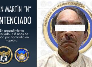 Sujetan a proceso privado de su libertad a Juan Martin N, en Irapuato por el delito de homicidio agravado.