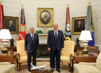 Andrés Manuel López Obrador y Donald Trump, destacaron las bondades del Tratado de Libre Comercio en reunión bilateral.