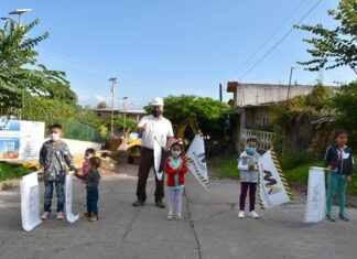 Inician los trabajos de pavimentación de la calle Zaragoza en la comunidad de La Ordeña en Moroleon.