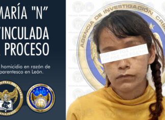Vinculan a proceso a Maria N, por el delito de homicidio en grado de parentesco en agravio de una recién nacida en León.