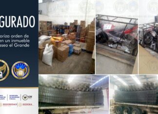 Aseguran bodega con mercancía robada en una bodega ubicada en la carretera Celaya- Apaseo El Grande.