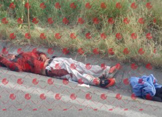 Atacan a balazos a una pareja que viajaba en una moto, en la carretera Valle- Huanimaro, el hombre murió y la mujer fue trasladado para su atencion médica.