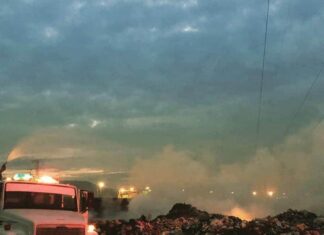 Se incendia nuevamente basurero municipal de Penjamo, por tercer ocasión en menos de un año.