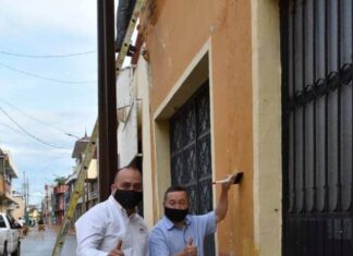 Autoridades municipales en Moroleon arrancaron el programa «Mi colonia a color».