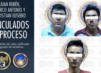 Sujetan a proceso a tres hombres por el delito de robo en grado de tentativa en Irapuato.