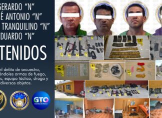 Detienen a cuatro integrantes de una banda de secuestradores y rescatan a cuatro personas privadas de su libertad en Salamanca.