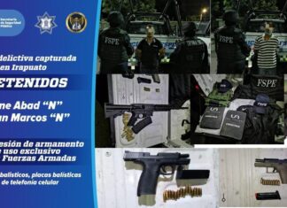 Dos integrantes de una célula delictiva fueron capturados en Irapuato por elementos de inteligencia de las FSPE.
