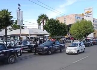 Un hombre fue ejecutado en la agencia Chevrolet en Celaya.