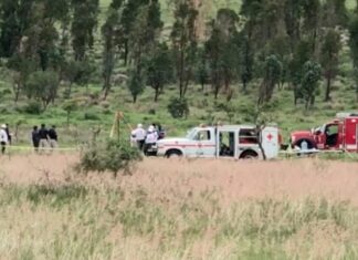 Encontraron diez cuerpos en la fosa clandestina en la comunidad de Valencia en Juventino Rosas.
