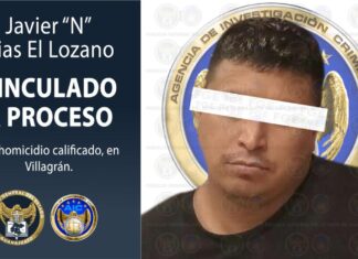 Vinculan a proceso penal a Javier «N», alias El Lozano, por el delito de homicidio calificado en agravio de cuatro personas, entre ellas una menor de edad en Villagran.