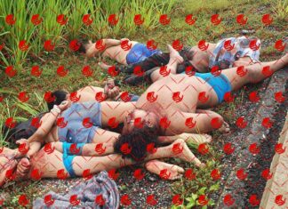 Ejecutan a seis, incluyendo una mujer en Humanguillo Tabasco.