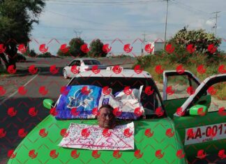 Ejecutan a taxista, su cuerpo descuartizado fue localizado al interior de un taxi y su cabeza sobre el cofre, en San Antonio, en Apaseo El Alto.