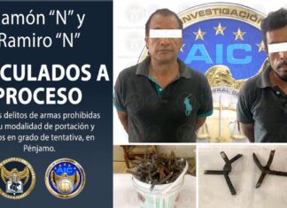 Detiene a dos en Penjamo, cuando colocaban estrellas poncha llantas.