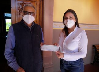 Gobierno municipal de Salvatierra, refrenda su compromiso de seguir apoyando a la Delegación de la Cruz Roja en la ciudad.