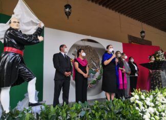 Conmemoran el 210 aniversario de la Lucha de Independencia en Salvatierra.
