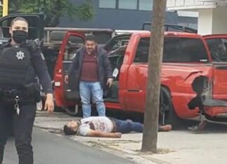 Balacera entre grupos delincuenciales antagónicos en León, dejo un saldo de un muerto y un herido grave.