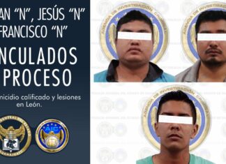 Sujetan a proceso penal a tres sujetos por el delito de homicidio Calificado en agravio de dos mujeres en León.