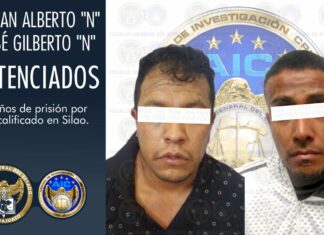 Obtienen sentencia condenatoria para Jose Gilberto N, y Cristian Alberto N, por el delito de robo calificado en Silao.