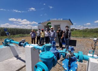 Once millones de pesos se invirtieron en mejorar el servicio del agua potable en Salvatierra.