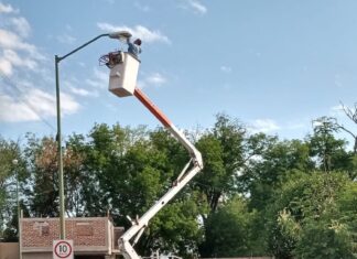 La administración municipal sigue trabajando por un Salvatierra mejor iluminado y seguro.