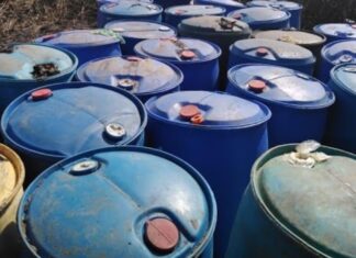 Aseguran cuatro mil litros de combustible de procedencia ilícita en Cuitzeo Mich.