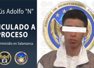 Vinculan a proceso a Jesús Adolfo «N», por el delito de feminicidio, en Salamanca.