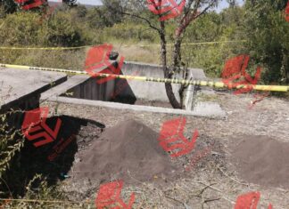 Encuentran restos humanos en una fosa clandestina en la comunidad de Mal País, en Valle de Santiago.