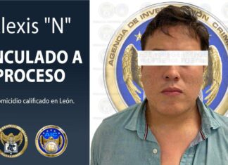 Vinculan a proceso penal a Alexis N, por el delito de homicidio calificado de dos hombres y una mujer en León.