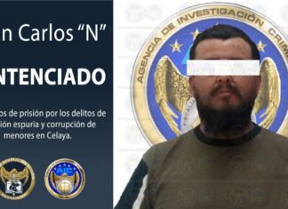 Condenan a más de 150 años de prisión a un sujeto por el delito de violacion en agravio de dos menores en Celaya.