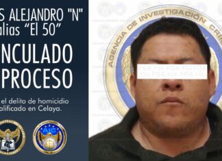 Vinculan a proceso penal a Alejandro N, por el delito de homicidio calificado en agravio de un chofer de taxi en Celaya.