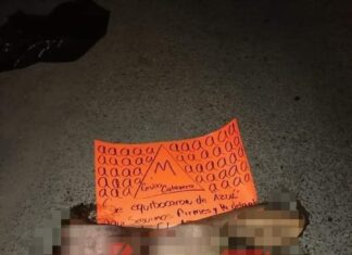 Durante está madrugada se encontraron restos humanos de una persona desmembrada en Celaya.