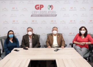 Bancada del PRI en el Congreso local presento iniciativa de revocación de mandato al cargo de Gobernador.