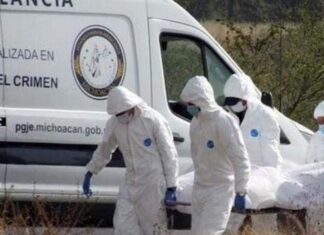 Encuentran los cuerpos sin vida de dos hombres en la carretera a Chiquimitio en Morelia.