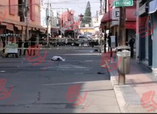 Ataque armado en zona piel en León, dejo un saldo de dos muertos y un herido grave.