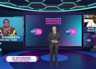 Ser migrante es un derecho universal y no se debe criminalizar; Rigoberta Menchu.