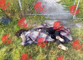 Encuentran un cuerpo encobijado en la Gertrudis Vargas, en Morelia.