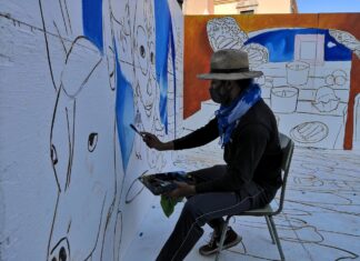 Realizan pintura en tercera dimensión para difundir las tradiciones de Salvatierra.