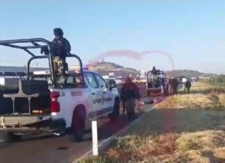 Encuentran el cuerpo de una mujer sin vida en el libramiento Celaya-Valle, en Salamanca.