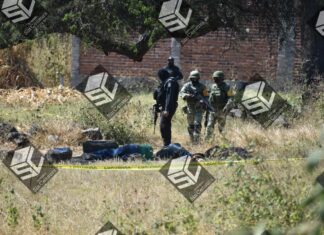 Ataque armado en Moroleón, dejo un saldo de cuatro muertos y dos heridos graves.