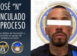 Vinculan a proceso penal a José N, por el delito de homicidio calificado en León.