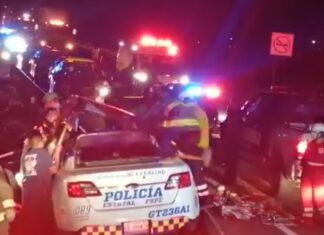 Choca unidad de las FSPE en Salamanca, cuatro elementos resultaron lesionados, uno de ellos quedó prensado.