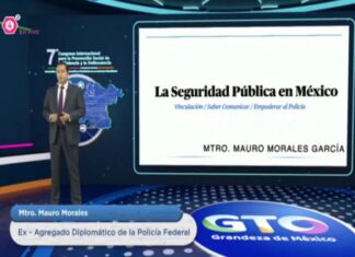 Presentan la ponencia » La Seguridad Pública en México».