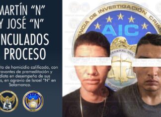 Vinculan a proceso penal a imputados por el asesinato de Israel Vázquez , en Salamanca.