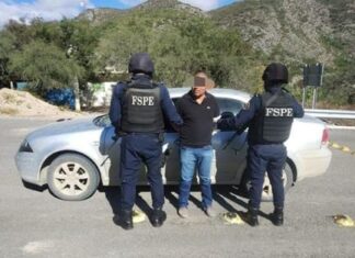 Elementos de las FSPE detuvieron a un sujeto con un arma de fuego y 260 cartuchos útiles.